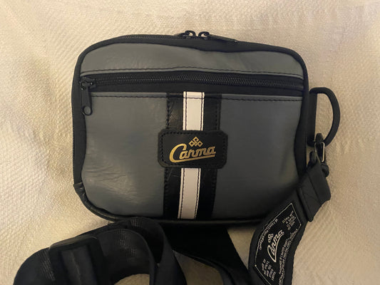 Textured Grey Speedster Crossbody