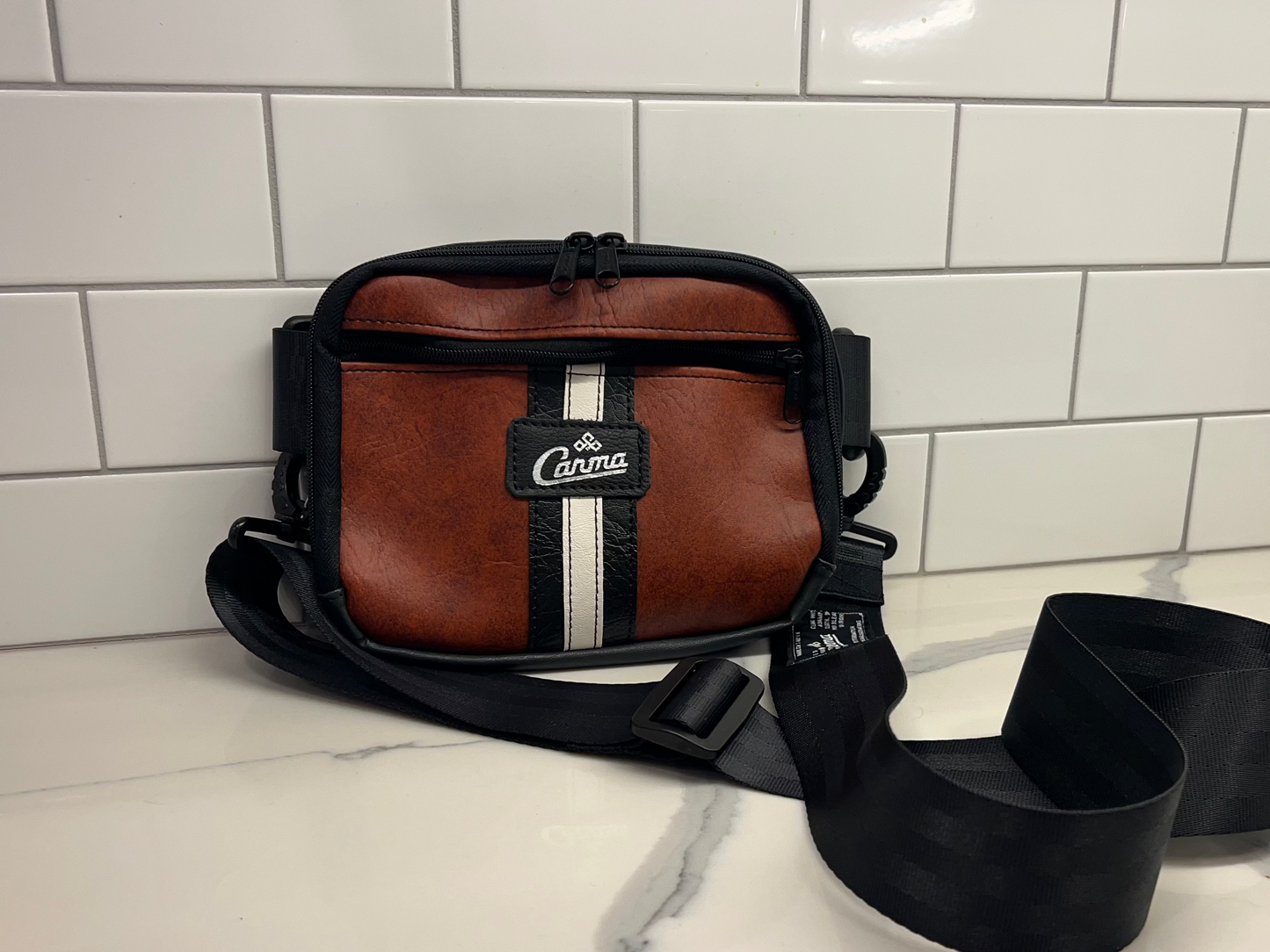 Mahogany Teakwood Speedster Crossbody