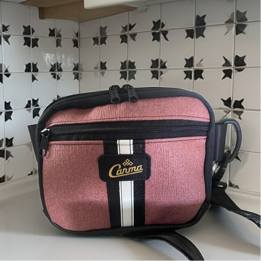 Textured Rose Pink Crossbody