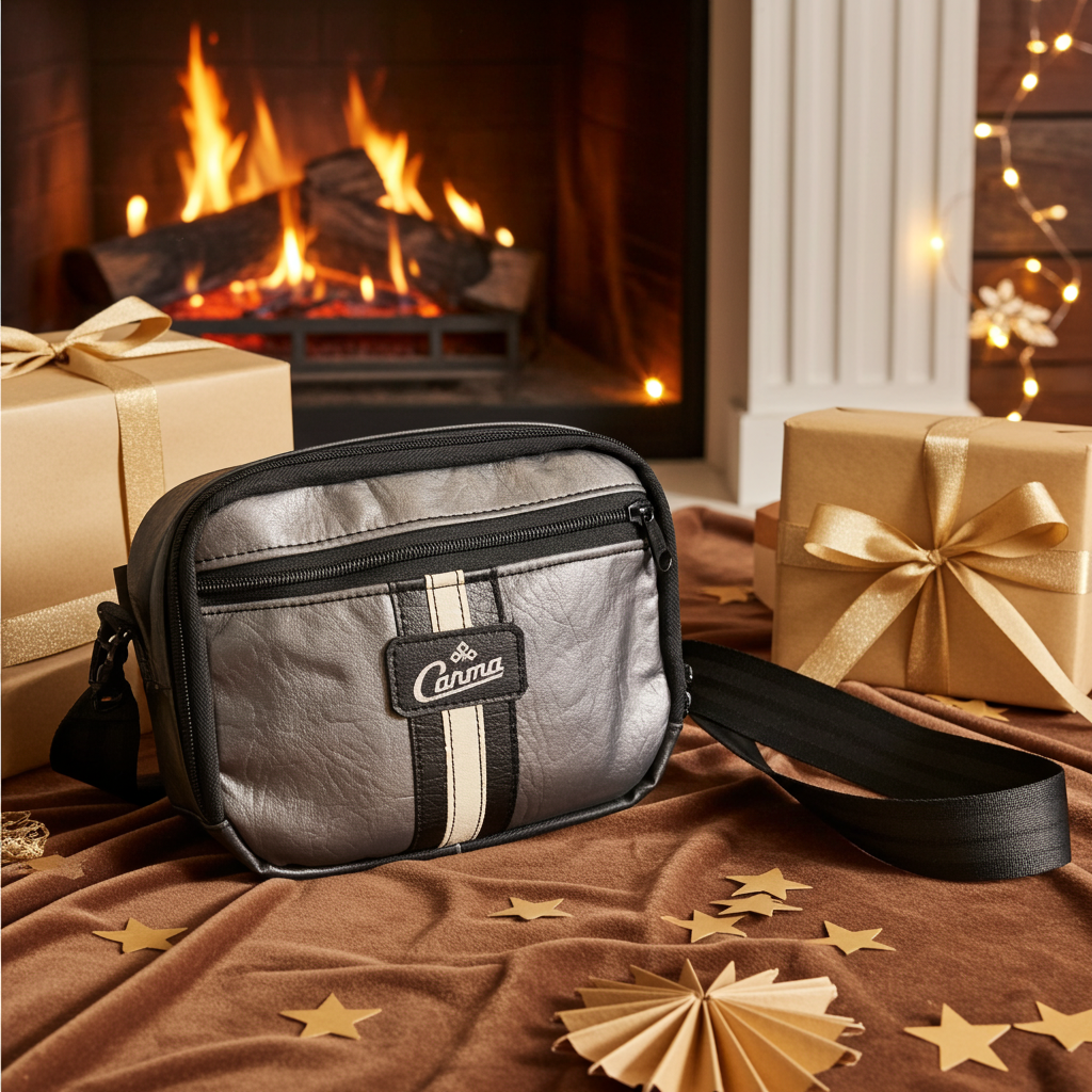Polished Vintage Silver Speedster Crossbody