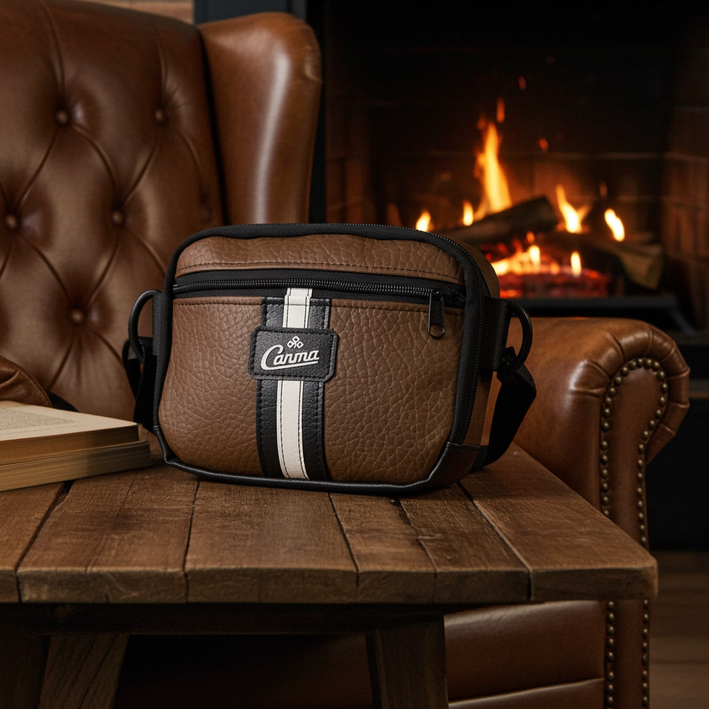 Pebbled Brown Speedster Crossbody