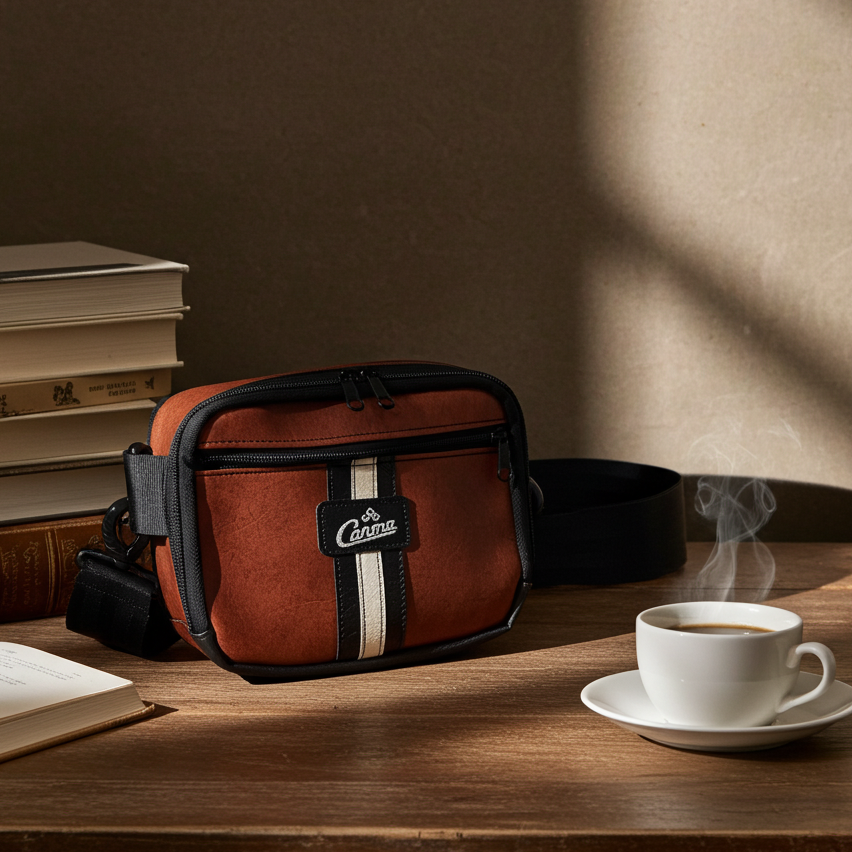 Mahogany Teakwood Speedster Crossbody