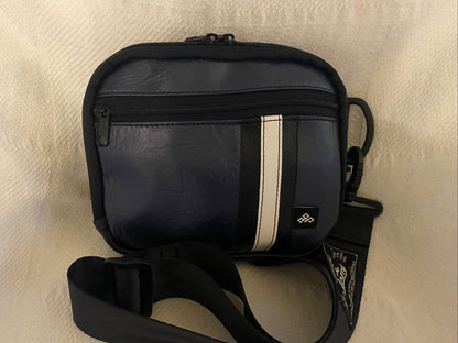 Textured Navy Speedster Crossbody
