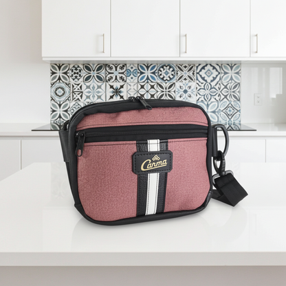 Textured Rose Pink Crossbody