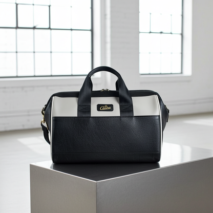 Carma Gearbag in Grey Sage Upcycled Car Trim Remnant