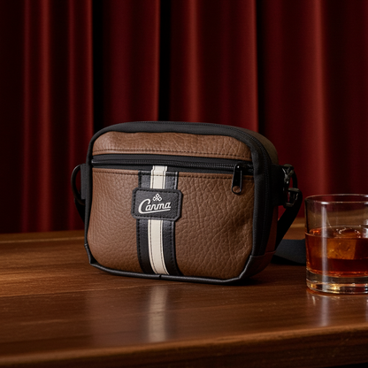 Pebbled Brown Speedster Crossbody