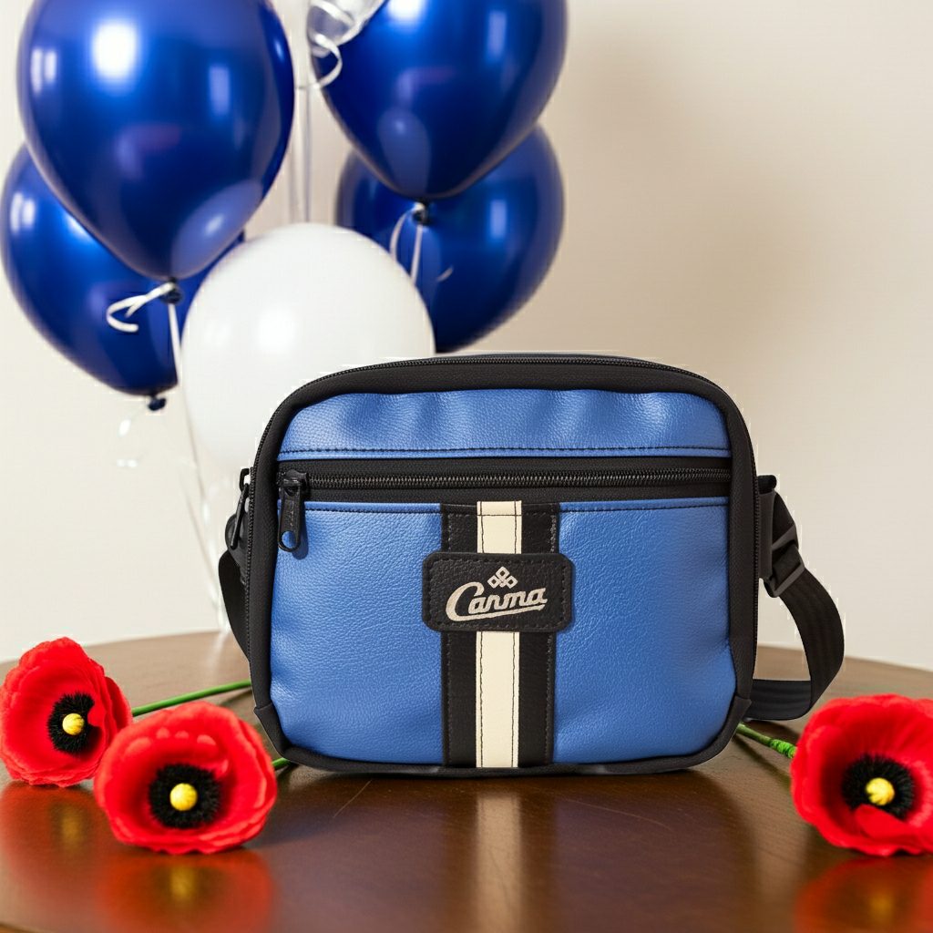 Blue Shimmer Speedster Crossbody